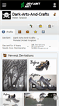 Mobile Screenshot of dark-arts-and-crafts.deviantart.com