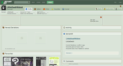 Desktop Screenshot of littledeathrobot.deviantart.com