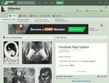 Tablet Screenshot of elifkarakoc.deviantart.com