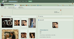 Desktop Screenshot of johannasparrow.deviantart.com