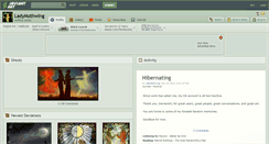 Desktop Screenshot of ladymothwing.deviantart.com