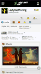 Mobile Screenshot of ladymothwing.deviantart.com