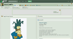 Desktop Screenshot of doktorfroggfan.deviantart.com