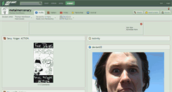 Desktop Screenshot of metalmercenary.deviantart.com