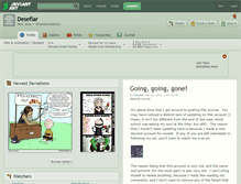 Tablet Screenshot of desefiar.deviantart.com