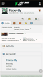 Mobile Screenshot of foxxy-sly.deviantart.com