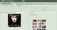Desktop Screenshot of formol-overdose.deviantart.com