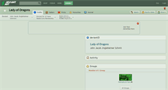 Desktop Screenshot of lady-of-dragons.deviantart.com