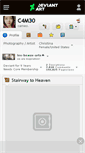 Mobile Screenshot of c4m30.deviantart.com
