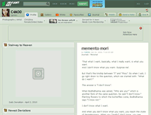 Tablet Screenshot of c4m30.deviantart.com