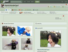 Tablet Screenshot of neoninwonderland.deviantart.com