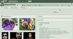 Desktop Screenshot of freakyfunnyfunhead.deviantart.com