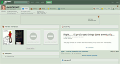 Desktop Screenshot of jacobhamselv.deviantart.com