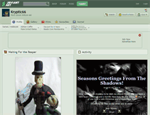 Tablet Screenshot of kryptic66.deviantart.com