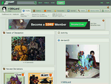 Tablet Screenshot of i-sithlord.deviantart.com