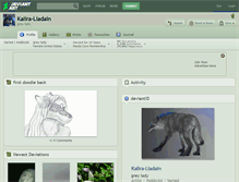 Tablet Screenshot of kalira-liadain.deviantart.com