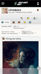 Mobile Screenshot of lil-kokoro.deviantart.com