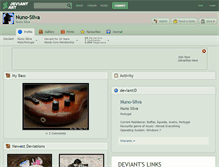 Tablet Screenshot of nuno-silva.deviantart.com