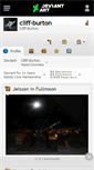 Mobile Screenshot of cliff-burton.deviantart.com