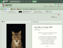 Tablet Screenshot of catgirl9tori.deviantart.com