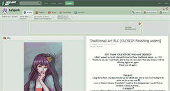 Desktop Screenshot of lespork.deviantart.com