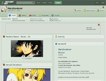 Tablet Screenshot of naruino4ever.deviantart.com