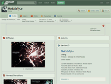 Tablet Screenshot of freezestyle.deviantart.com