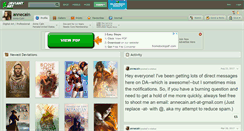 Desktop Screenshot of annecain.deviantart.com