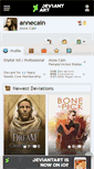 Mobile Screenshot of annecain.deviantart.com