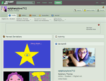 Tablet Screenshot of epiphanylove712.deviantart.com