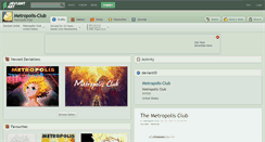 Desktop Screenshot of metropolis-club.deviantart.com