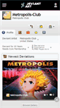 Mobile Screenshot of metropolis-club.deviantart.com