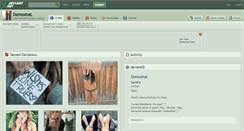 Desktop Screenshot of demoshal.deviantart.com