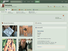 Tablet Screenshot of demoshal.deviantart.com