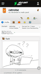 Mobile Screenshot of catnoise.deviantart.com