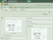 Tablet Screenshot of catnoise.deviantart.com