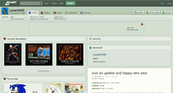 Desktop Screenshot of lucario520.deviantart.com