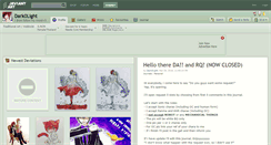 Desktop Screenshot of dark0light.deviantart.com
