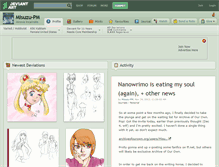 Tablet Screenshot of misuzu-pm.deviantart.com