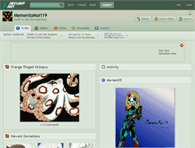 Tablet Screenshot of mementomori19.deviantart.com