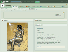 Tablet Screenshot of billy-boy.deviantart.com