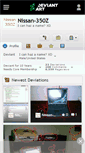 Mobile Screenshot of nissan-350z.deviantart.com