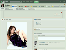 Tablet Screenshot of deni-art.deviantart.com