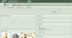 Desktop Screenshot of mkr.deviantart.com