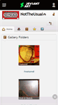 Mobile Screenshot of nottheusual.deviantart.com