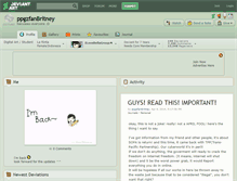 Tablet Screenshot of ppgzfanbritney.deviantart.com