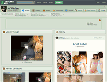 Tablet Screenshot of mrwinters.deviantart.com
