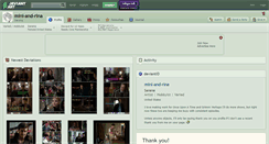 Desktop Screenshot of mini-and-rina.deviantart.com