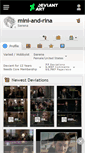 Mobile Screenshot of mini-and-rina.deviantart.com