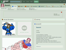 Tablet Screenshot of bassash.deviantart.com